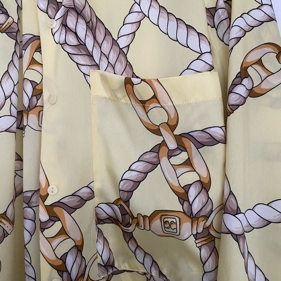 Satin Chain Blouse - Picture 2 of 3